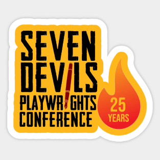 25th Anniversary Front Art Sticker